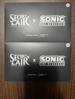 MTG Secret Lair x Sonic the Hedgehog - Friends And Foes & Turbo Gear Foil - Image 1
