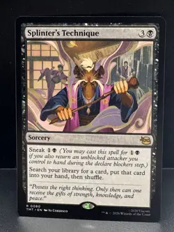 Splinter's Technique | Regular | NM | MTG | 0080 | Rare | TMT - Image 1