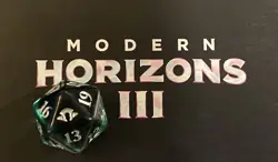 Magic The Gathering Modern Horizons III 3 Oversized D20 Life Count Spindown Die - Image 1
