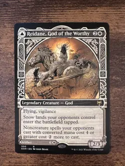 Reidane, God of the Worthy Showcase Regular Kaldheim MTG - Image 1
