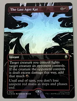 MTG Avatar: TLA The Last Agni Kai Instant RARE FOIL #0314 - Image 1