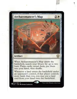 MTG SkeenAB Archaeomancer's Map from Commander 2021 (MB ver). NM. - Image 1