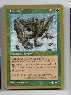 Lhurgoyf - 1997 Svend Geertsen World Championship WCD Magic MTG NM/Mint - Image 1