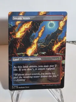 Steam Vents Lorwyn Eclipsed Shock Land MTG Non-Foil Near Mint - Image 1