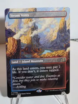 Steam Vents Lorwyn Eclipsed Shock Land MTG Non-Foil Near Mint - Image 2