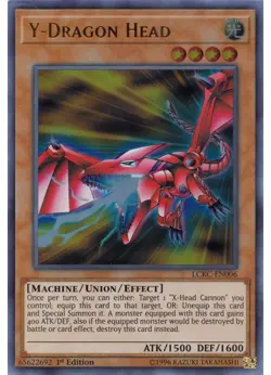 Yugioh - Y-Dragon Head (Ultra Rare) (Unlimited) - LCKC-EN006 P - Image 1