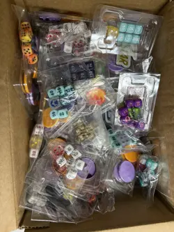 Pokemon Official TCG ETB Dice Packs & Counters HUGE LOT of Sealed - 3.5lbs - Image 1