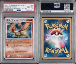 2007 Pokemon Japanese DP3 Shining Darkness Flygon-Holo 1st Edition PSA 10 - Image 3