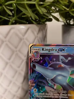 2018 Near Mint Kingdra Gx Dragon Majesty Pokemon 18/70 - Image 3