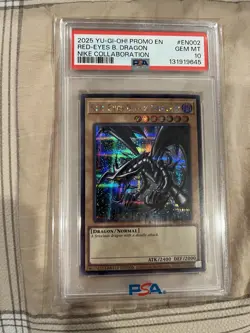 2025 Red Eyes Black Dragon Promo Nike Collaboration Psa 10 - Image 1