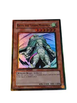 🔥Yugioh Raiza the Storm Monarch PGLD-EN062 Gold Rare 1st Ed .. - Image 1