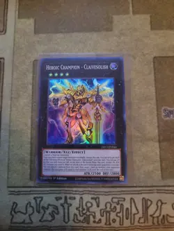 YUGIOH HEROIC CHAMPION CLAIVESOLISH DIFO-EN044 SUPER 1ST ED NM - Image 1