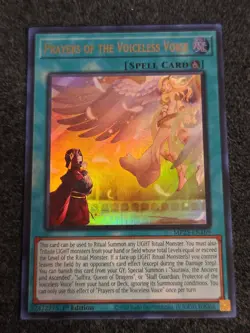 x1 Prayers of the Voiceless Voice - MP25-EN169 - Ultra Rare - 1st Edition Yu-Gi- - Image 1