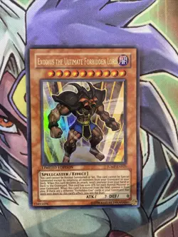 JUMP-EN025 Exodius The Ultimate Forbidden Lord Ultra Limited Edition NM Yugioh - Image 1