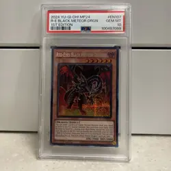 Yu-Gi-Oh Red-Eyes Black Meteor Dragon 1st Prismatic Secret MP24-EN107 PSA 10 - Image 1