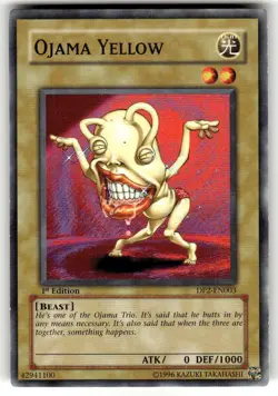 Yugioh Ojama Yellow DP2-EN003 Common NM - Image 1
