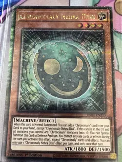 Chronomaly Nebra Disk - RA04-EN213 - Quarter Century Secret Rare - Yugioh - Image 1