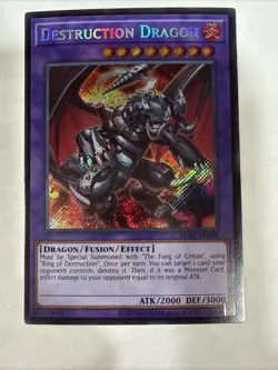 Yugioh Destruction Dragon LCKC-EN108 Secret Rare 1st Ed NM - Image 1