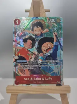 Ace & Sabo & Luffy (OP13-007) (V.2) Alt Art One Piece TCG English - Image 1