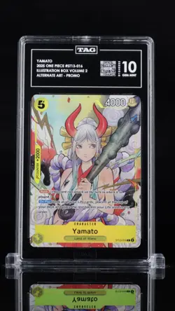 2025 ONE PIECE PROMOS ILLUSTRATION BOX VOL.2 #016 YAMATO TAG 10 - Image 1