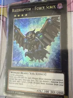 Raidraptor Force Strix - RA04-EN243 - Quarter Century Secret Rare - Yu Gi Oh - Image 3