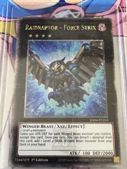 Raidraptor Force Strix - RA04-EN243 - Quarter Century Secret Rare - Yu Gi Oh - Image 4