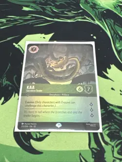 Disney Lorcana | Kaa |Secretive Snake | Epic 212/204 | Whispers In The Well | NM - Image 1