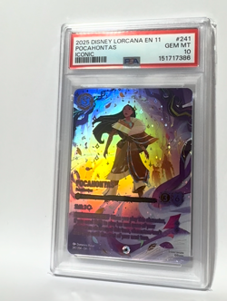 💎POP 4 ICONIC POCAHONTAS PEACEKEEPER EN 11 PSA 10 #241 DISNEY LORCANA - Image 2