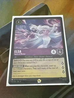 Disney Lorcana Elsa Spirit of Winter Fabled 43/204 Cold Foil - Image 1