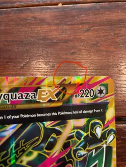 Pokemon TCG M Rayquaza EX 98/98 Jumbo Card - HP - Image 2