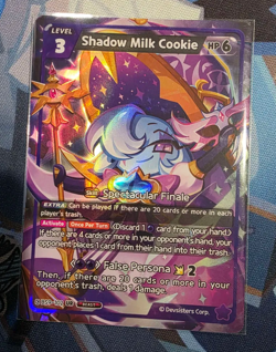 Braverse TCG Shadow Milk Cookie Run Card UR English BS9 - Image 1