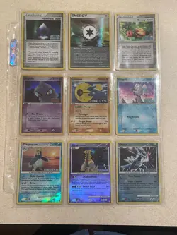 Pokemon Card Lot 9 Vintage Stamped Holos 🔥LP - HP 2005-2008 Ex era, Burger King - Image 1