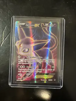 Espeon EX Full Art Holo Rare Pokemon TCG Card 117/122 Breakpoint XY - Image 1
