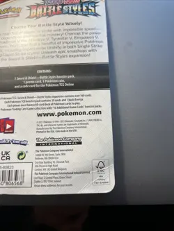 Pokemon Sword And Shield Battle Styles Booster Pack Card Coin Sealed - Image 3