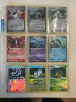Pokemon Card Lot 9 Vintage Stamped Holos 🔥LP - HP 2005-2008 Ex era, Burger King - Image 1