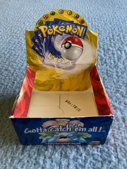 Empty Pokemon Base Set Booster Box w/Green Wing Charizard- NO CARDS - Image 2