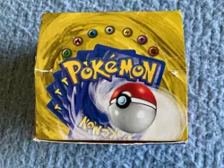 Empty Pokemon Base Set Booster Box w/Green Wing Charizard- NO CARDS - Image 3