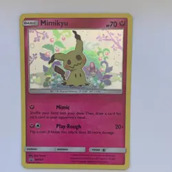 Pokemon Mimikyu SM163 Sun & Moon Promo Holo Basic Fairy Card 2019 - Image 1