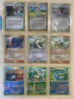 Pokemon Card Lot 9 Vintage Stamped Holos 🔥LP - HP 2005-2008 Ex era, Burger King - Image 1