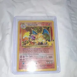 Pokemon Charizard 4/102 Base Set Holo Rare 120 HP Dragon Card English - Image 1