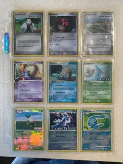 Pokemon Card Lot 9 Vintage Stamped Holos 🔥LP - HP 2005-2008 Ex era, Burger King - Image 1
