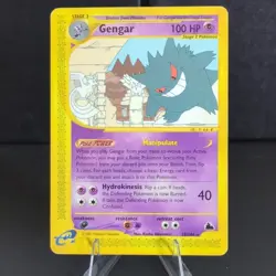 Nintendo Pokemon e-Card Holo Lot Gengar Poliwrath Houndour Girafarig Krabby 2003 - Image 1