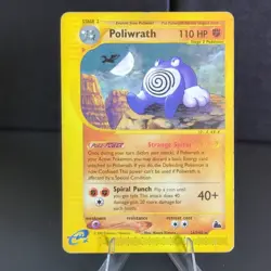 Nintendo Pokemon e-Card Holo Lot Gengar Poliwrath Houndour Girafarig Krabby 2003 - Image 3