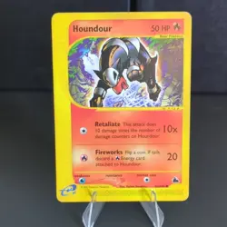 Nintendo Pokemon e-Card Holo Lot Gengar Poliwrath Houndour Girafarig Krabby 2003 - Image 5