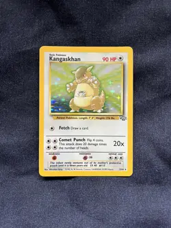 Pokemon TCG Kangaskhan Jungle Holo Card 5/64 Unlimited Rare - Image 1