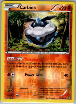 Carbink 50/124 Reverse Holo XY - Fates Collide - Pokemon Card - NM - Image 1