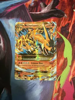 Pokemon 2014 M Charizard EX Secret Ultra Rare Holo Card XY Flashfire 107/106 NM - Image 2