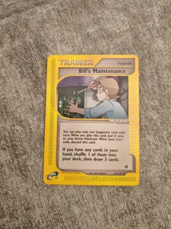 Bill's Maintenance Pokemon Card 137/165 Expedition Base Set Uncommon NM WOTC TCG - Image 1