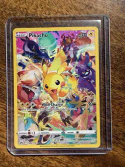 Pokemon TCG Pikachu Full Art Secret Rare Holo Card 160/159 Crown Zenith NM - Image 1