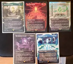 Magic: The Gathering Final Fantasy Legendary Artifact Crystal Lot 3 Foils 2 Reg - Image 1